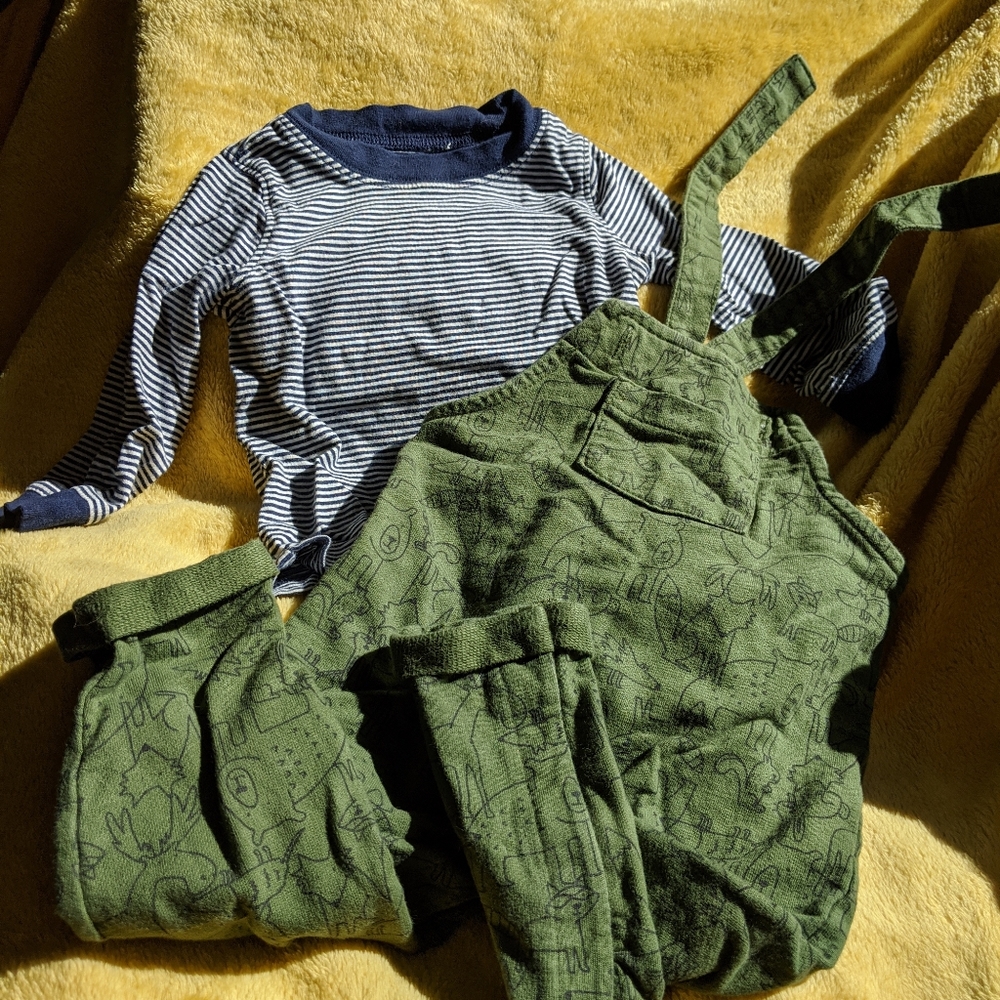 *TWO PIECES* OVERALL OUTFIT